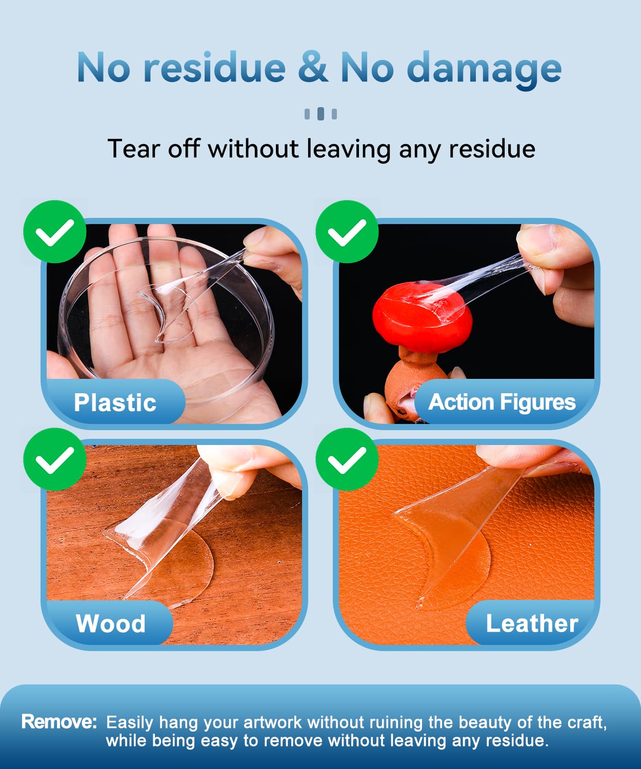 30 Pack Super Sticky Adhesive, Clear Invisible Adhesive Replacement for Pop Socket Base, 1.4 Inch Non-Damaging Double Sided Tapes for Phone Collapsible Grip & Stand Back