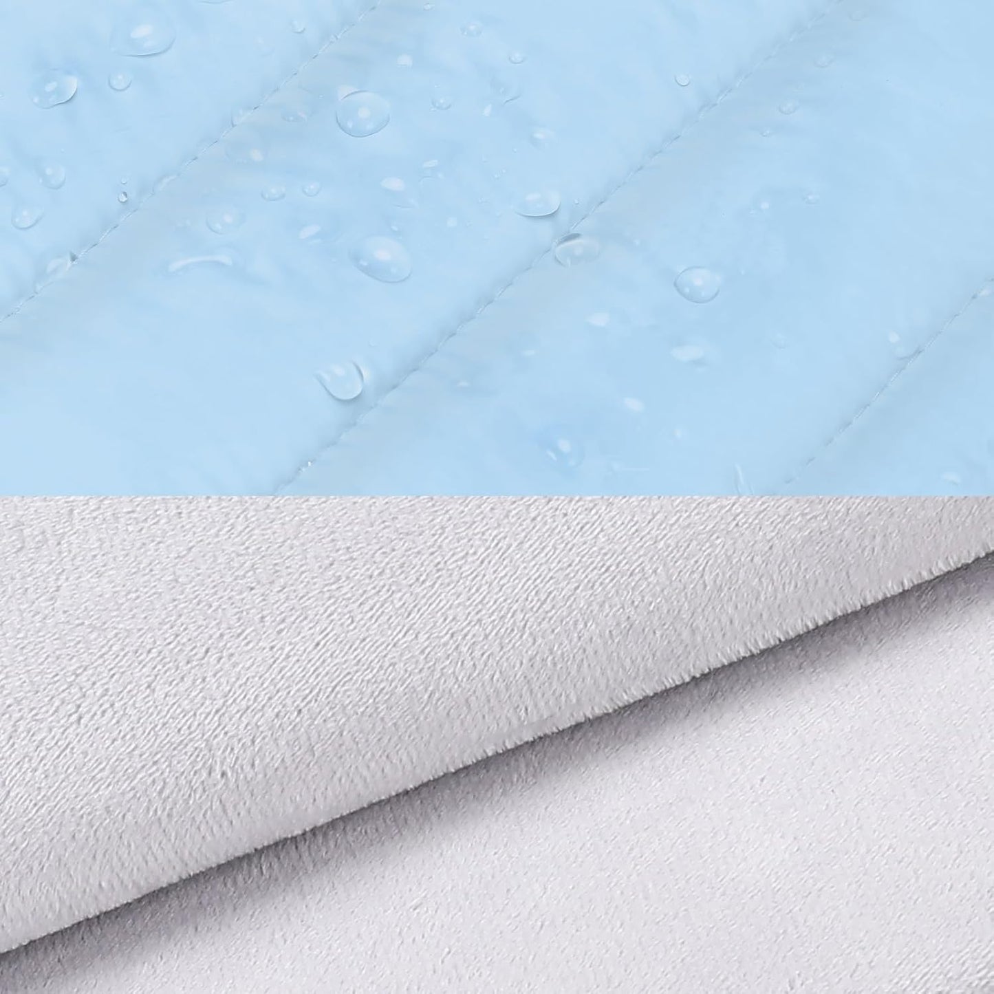 MOSISO 15-15.6 inch Laptop Case, 16 inch Puffy Laptop Sleeve Compatible with MacBook Pro 16, HP Dell ASUS Acer Toshiba Lenovo Notebook Computer, Polyester Horizontal Bag with Small Case, Air Blue