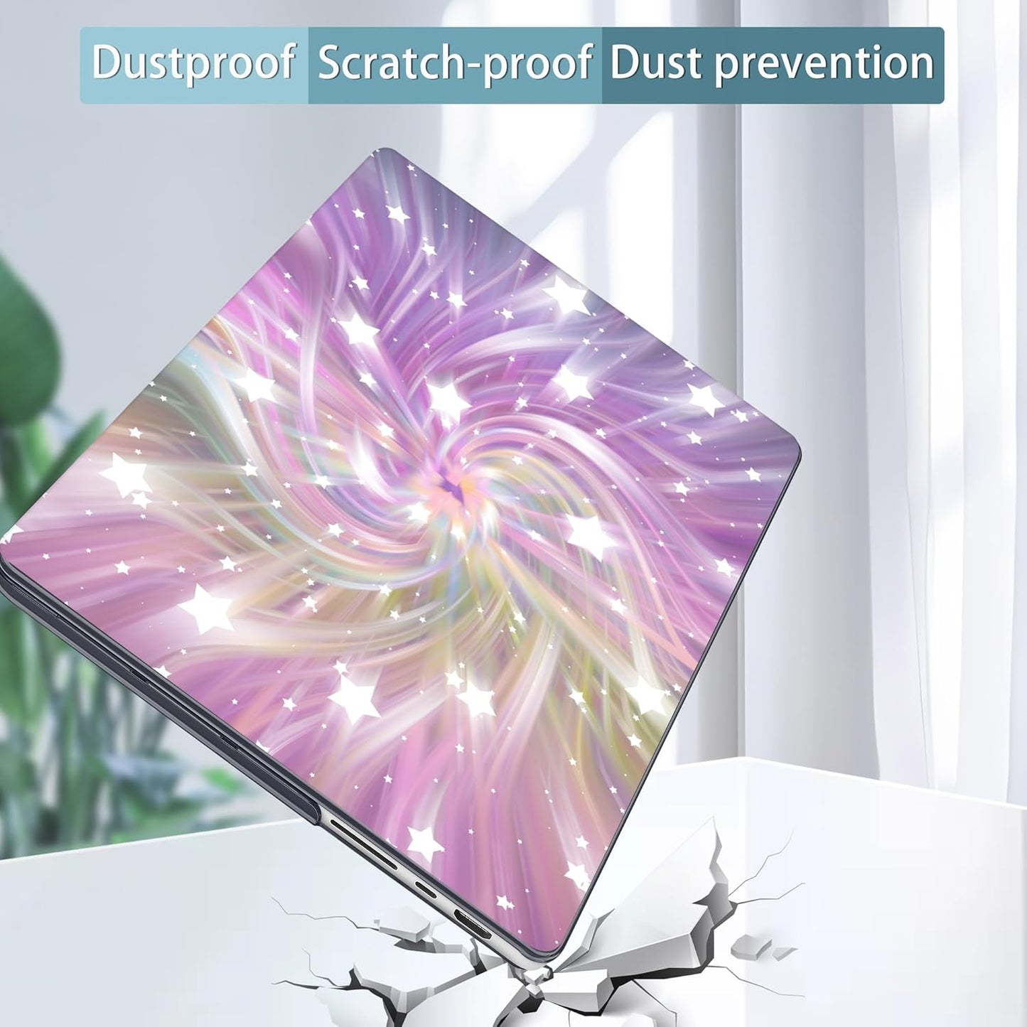 Tuiklol for MacBook Pro 14 Inch Case 2024-2021 Release M4 A3112 A3401 A3185/M3 A2918 A2992/M2 A2779/M1 A2442 Pro/Max,Hard Shell Case with Keyboard Cover & Screen Protector for Touch ID,Bright abstract