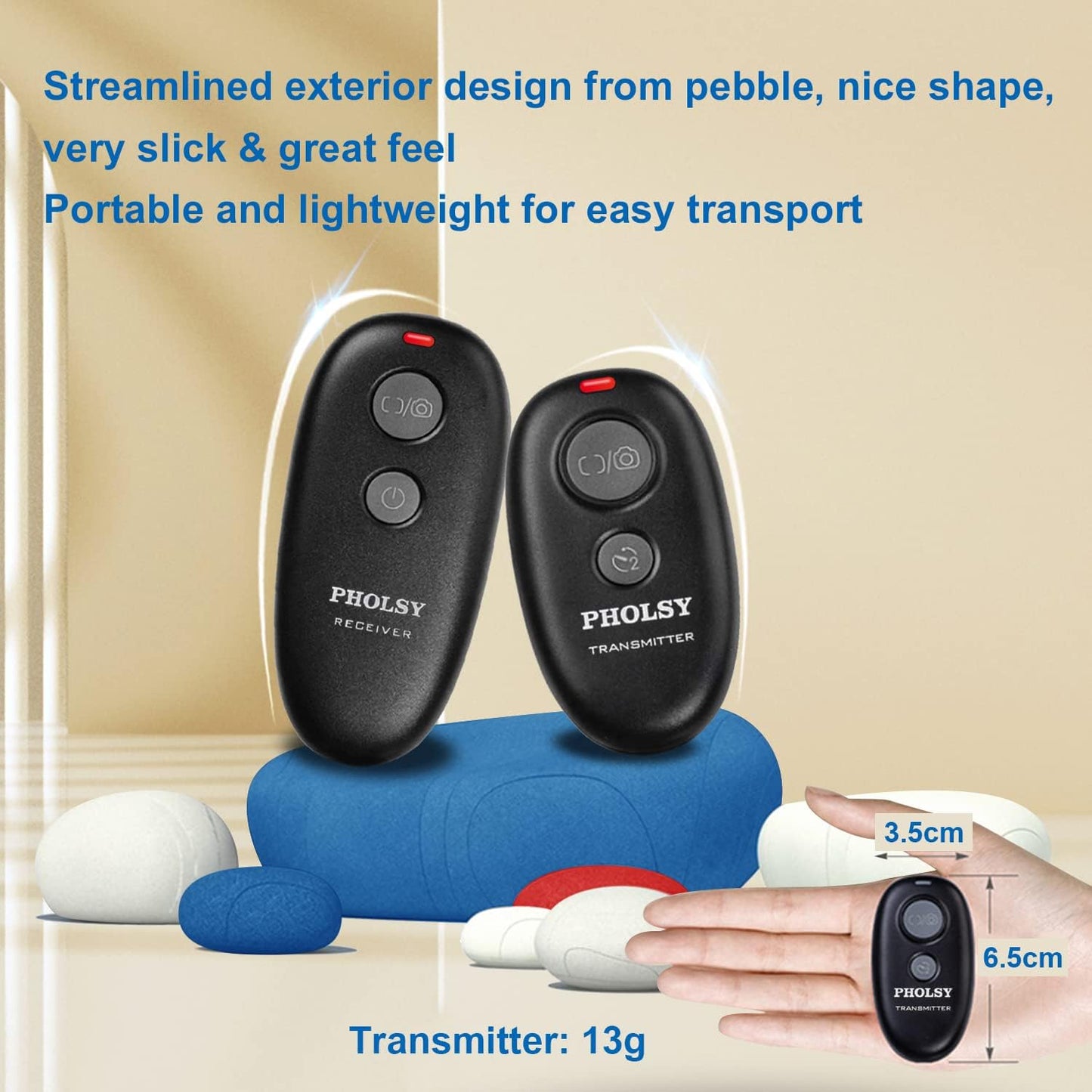 PHOLSY for Canon Remote Shutter Release C8 Compatible with Canon EOS R3, R5, 6D II, 1DX II, 1DX III, 1DS III, 1DS II, 1DC, 1D IV, 1D III, 5D II, 5D III, 5D IV, 5DS, 6D, 7D II, 50D, 40D, 30D, RS-80N3