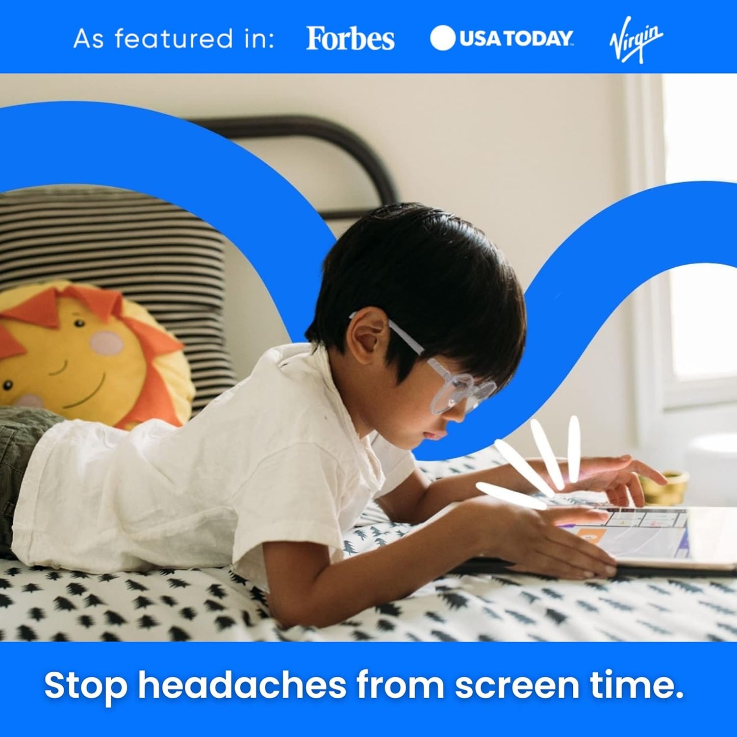 Ocushield Anti Blue Light Tempered Glass Screen Protector for Apple iPad Mini 4/5 (8") - Blue Light Filter for iPad - Anti Glare - Protect Your Eyes & Improve Sleep