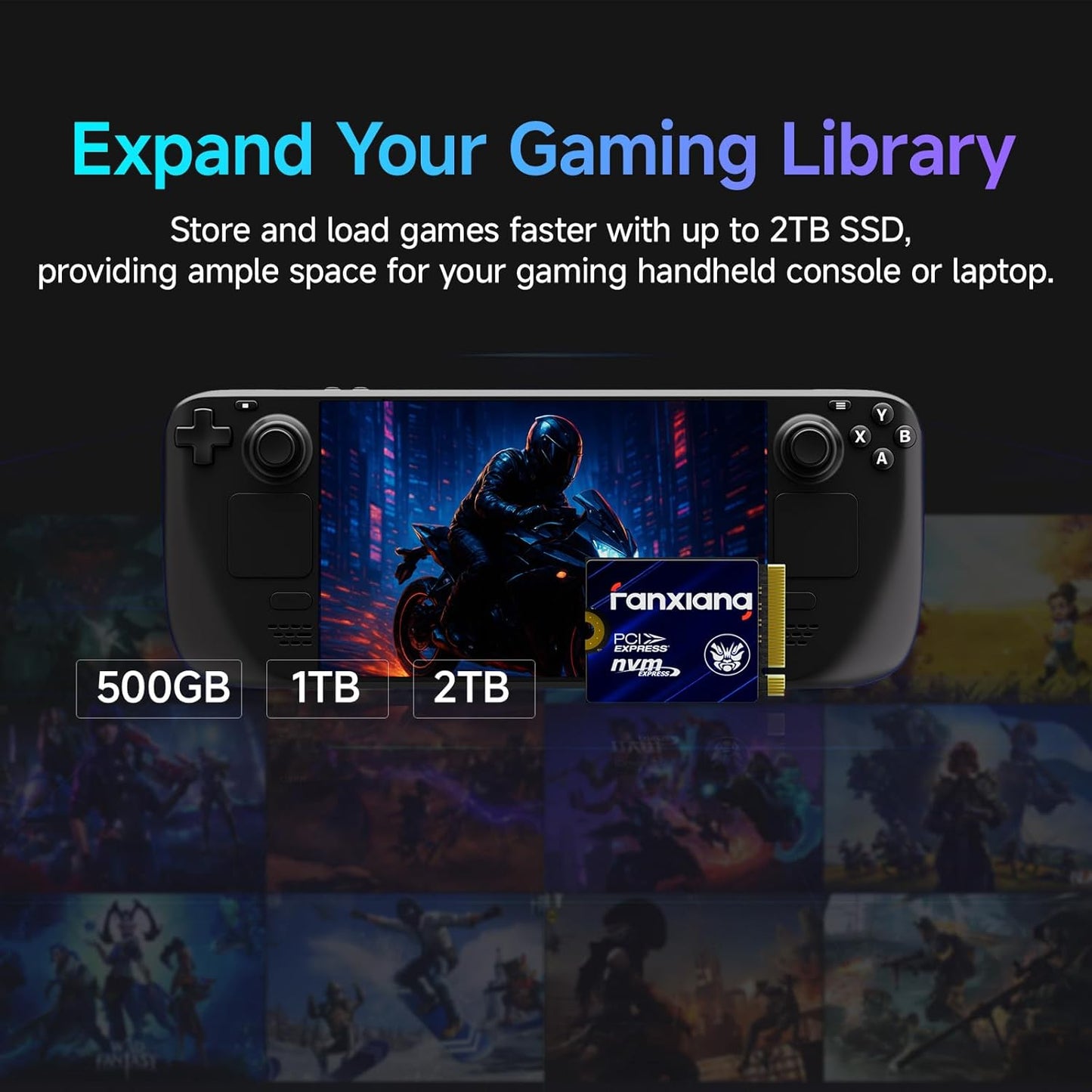 500GB M.2 2230 NVMe SSD, PCIe Gen 4x4 Speed up to 4850 MB/s, 2230 SSD Compatible with Steam Deck/ROG Ally/Microsoft Surface Pro/Mini PCs, S630