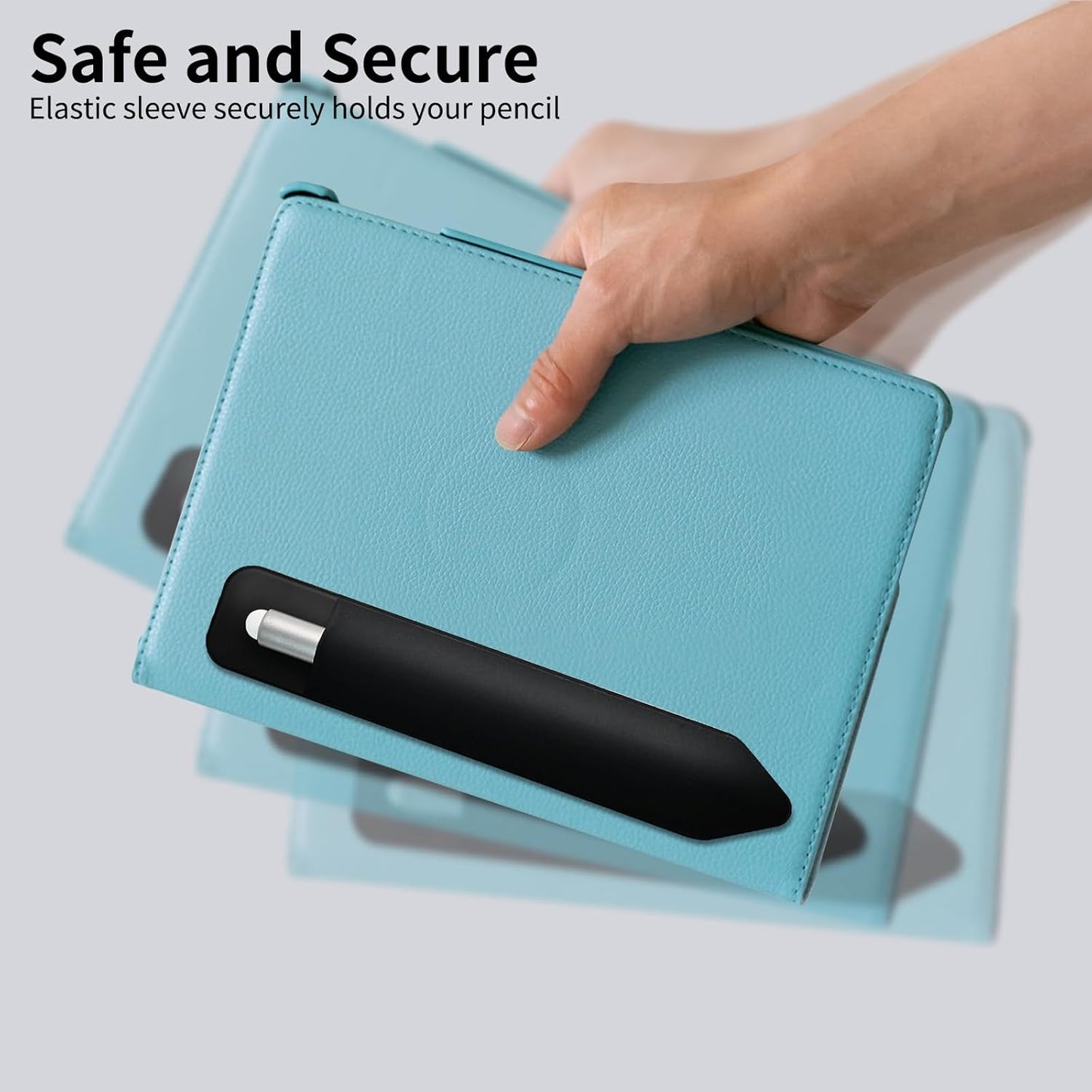 Silicone Pencil Holder Stylus Pen Case Holder Compatible with Pencil Pro 1st 2nd & USB-C (2 Pcs)