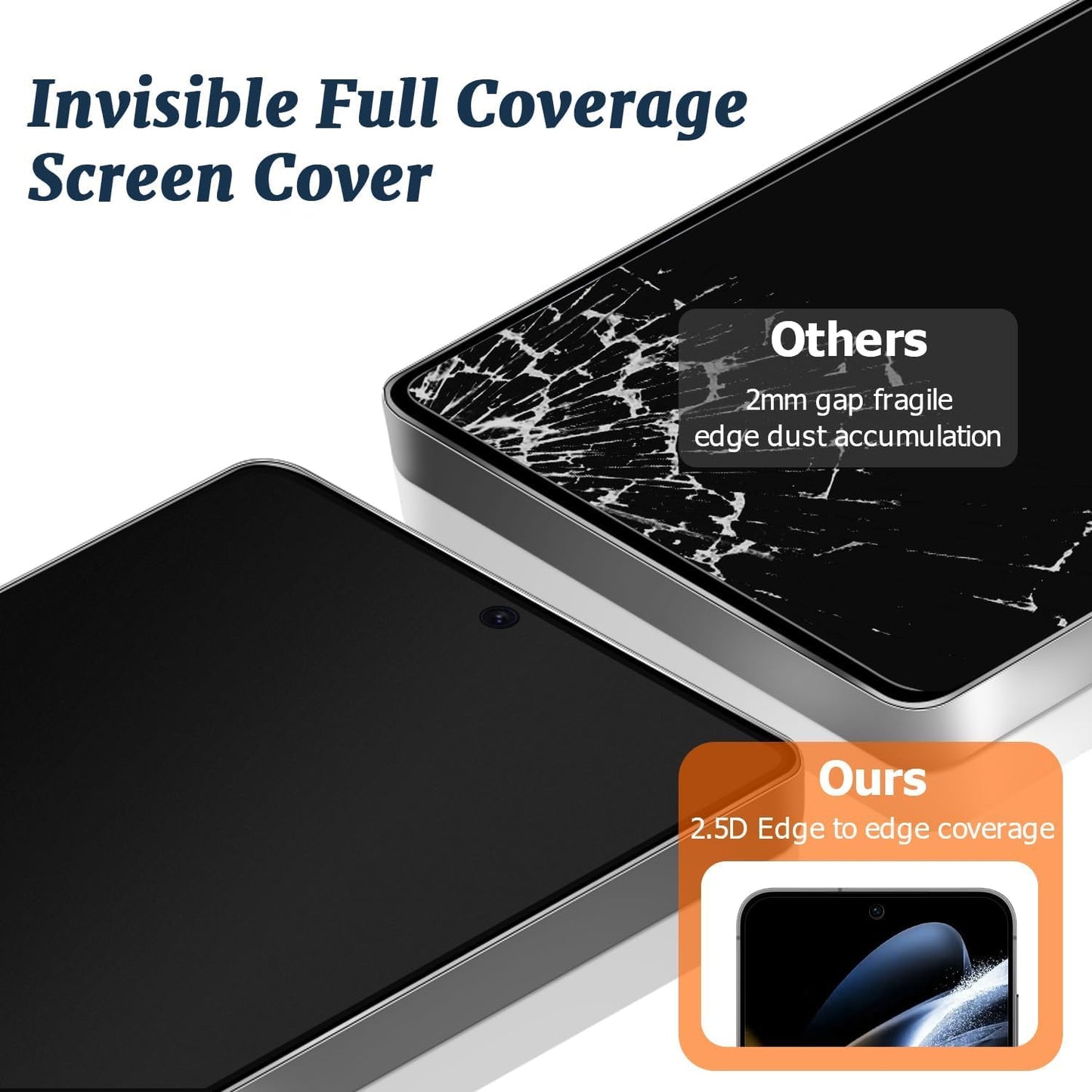 2 Pack Matte Privacy Screen Protector for Samsung Galaxy S24 Plus/S25 Plus,9H Tempered Glass,Anti-Glare,Anti-Spy,Anti-Scratch, Smooth and Responsive Absolute Fingerprint Compatibility Touch Screen