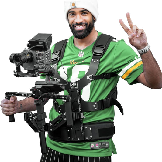 DF DIGITALFOTO THANOS-SE Support Vest Rig System,Filmmakers Kit Gimbal SteadyCam Axis Compatible with DJI RS4/RS 4 Pro/RS2/RS 3 PRO Mini,ZHIYUN Crane 3S for Videographer Smoothing footage 4.4-17.6 lbs