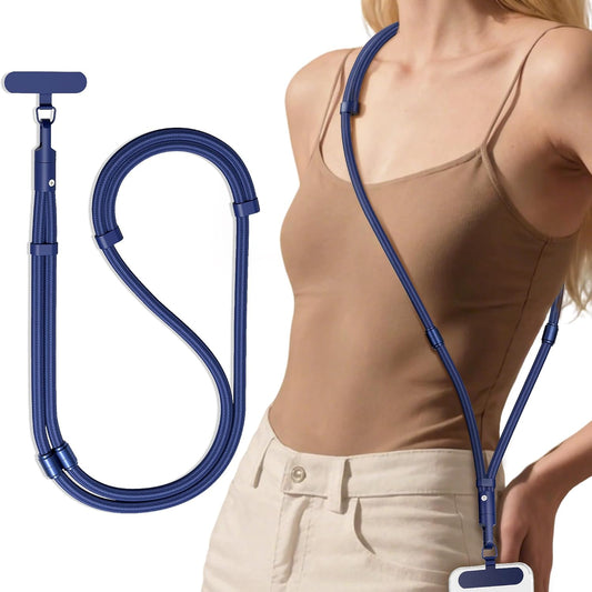 SURDOCA 3-In-1 Phone Lanyard with Tether Tab & Loop Strap, Adjustable Anti Theft Phone Strap for Crossbody, Neck, Wrist - Universal for Camera, Earphone, USB Drives, ID Badges