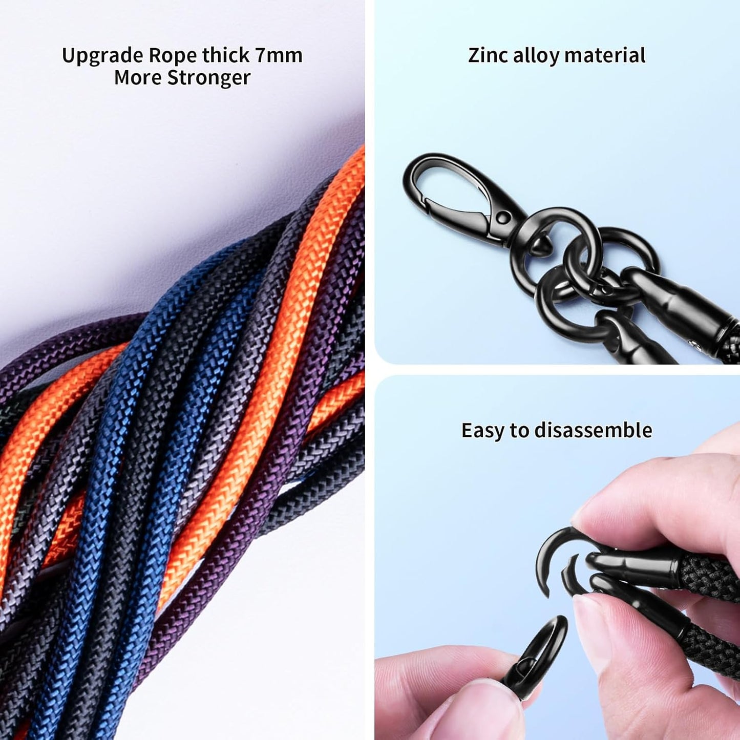 Cell Phone Lanyard Holder Anti Theft Crossbody Phone Wrist & Neck Strap, Compatible with Most iPhone tether Case