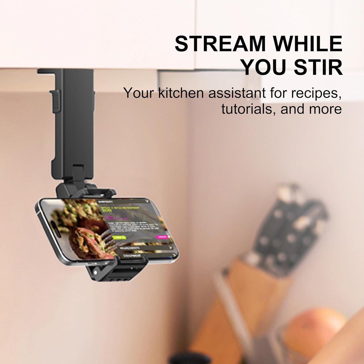 Perilogics 2025 Upgraded Travel Essentials Must Haves Airplane Phone Holder Mount. Improved Ergonomic Lever, Perfect for Long Flight, Cruise, Desk, Travel Gift for Content Creator