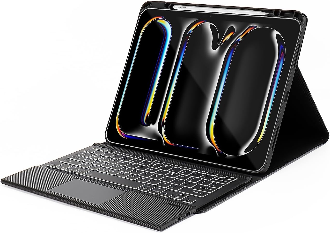 Sahara - Navigate Series Keyboard Case with Track Pad for iPad Pro (M4) 11" 2024, Black, (TB00402)