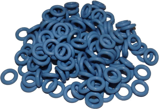 Captain O-Ring - Rubber Oring Keyboard Switch Dampeners Blue [40A-R 0.4mm Reduction] (135 pcs w/Screen Cloth)