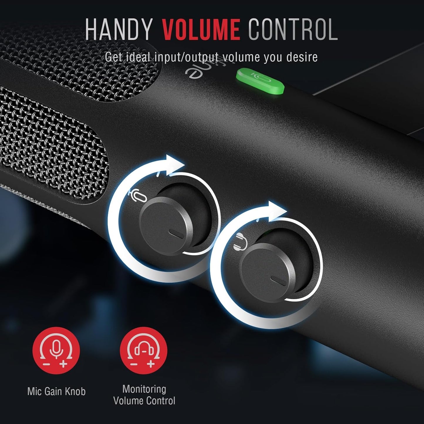 FIFINE XLR/USB Podcast Dynamic Microphone for Streaming, Studio XLR Microphone, PC Streamer Mic All Metal with Mute Button, Headphone Jack, for Vocal Voice Over Music Recording-AmpliTank Tank3