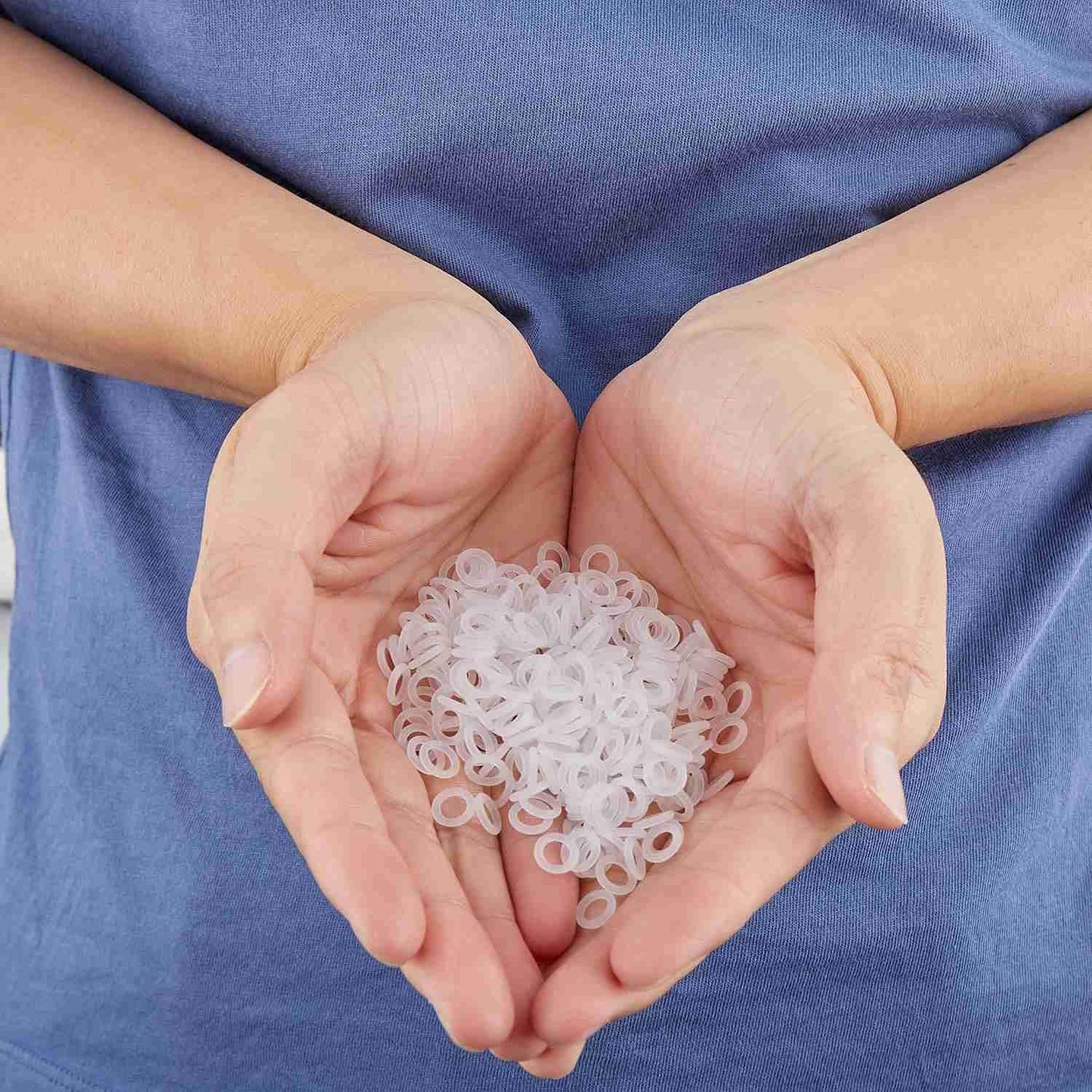 Silicone 500PCS 40A Clear Universal O-Ring Switch Dampeners Keycap Sealing Gasket Washer (Better Than Rubber) for Cherry MX Switch Keyboard and Mechanical Keyboard Keys Dampers