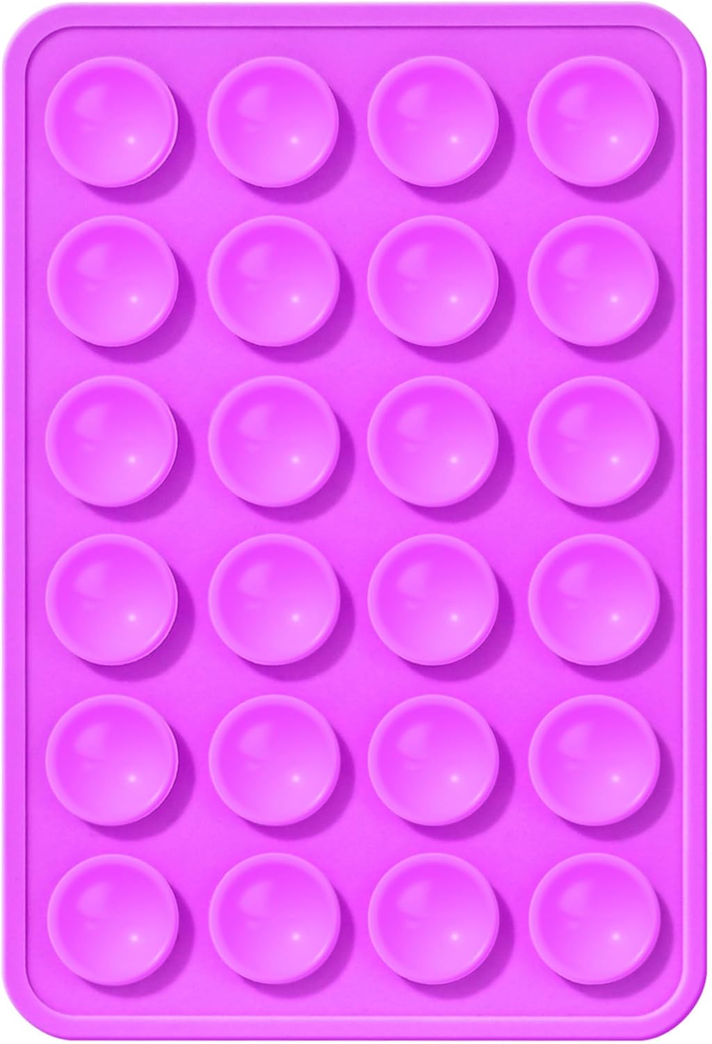 Silicone Phone Sticky Grip, Suction Phone Case Mount for iPhone and Android, Hands-Free Sticky Cell Phone Grip, Mobile Fidget Mirror Holder for Selfies and Videos