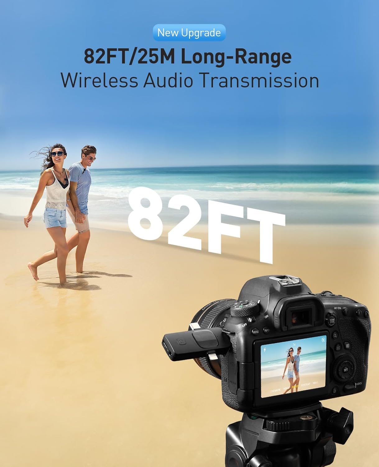 3-in-1 Mini Microphone for iPhone: Wireless Lavalier Microphones for iOS/Android/Camera - Noise Reduction Lapel Mic forLive Stream - HiDefSound for Video Mavericks