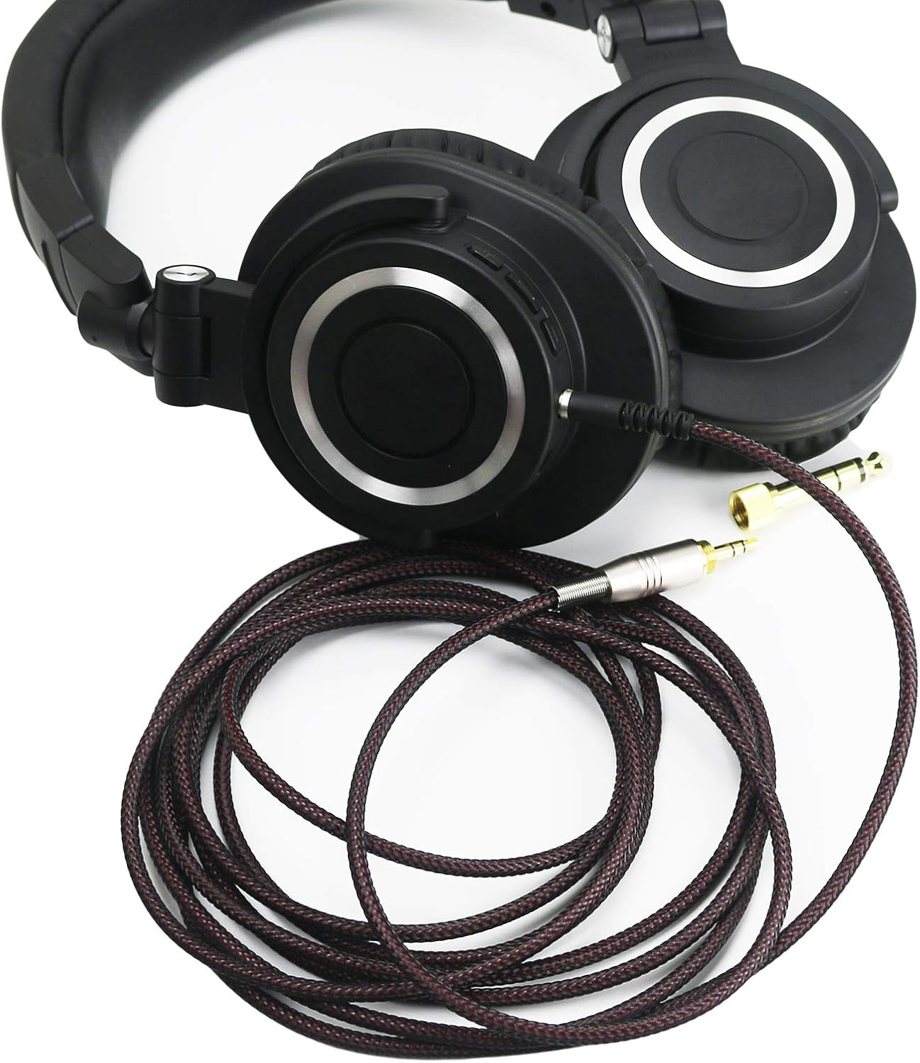 NewFantasia Replacement Audio Upgrade Cable Compatible with Audio-Technica ATH-M50xBT, ATH-AR3BTBK, ATH-SR50BT, ATH-ANC9, ATH-ANC7B, ATH-SR5BTBK, ATH-S700BT Headphones 3meters/9.9ft