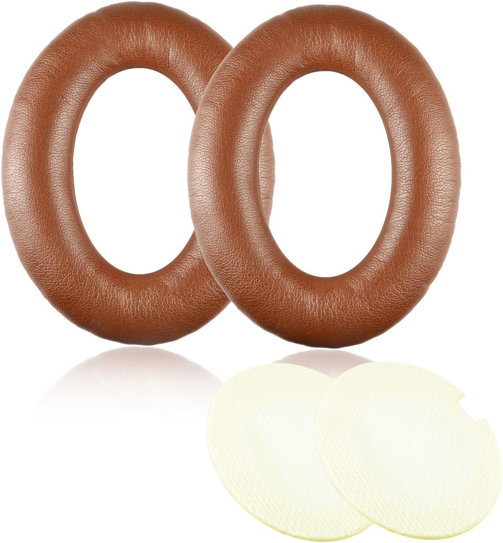 Replacement Ear pads Cushion Compatible For Bose QuietComfort QC2,QuietComfort 15 QC15,QuietComfort QC25,QuietComfort QC35,AE2,AE2i,AE2w,SoundTrue,SoundLink(Around-Ear) Headphone (COFFEE BROWN)