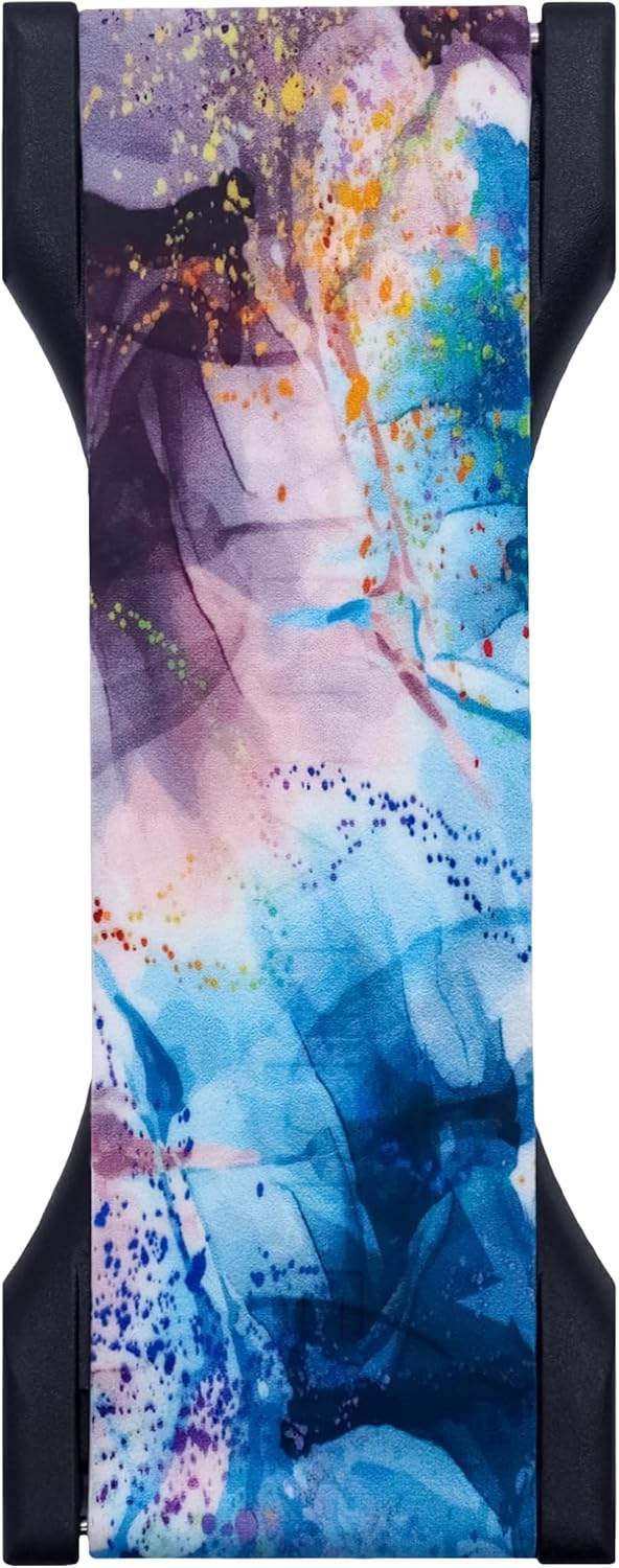 LOVEHANDLE PRO Premium Phone Grip - Silicone Phone Strap - Magnetic Phone Mount and Kickstand for Smartphone and Tablet - Requiem Silicone