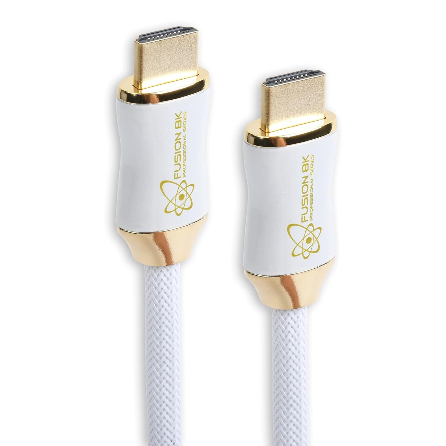 White HDR HDMI 2.1 Certified Cable Supports 10K 8K @60Hz and 4K @120Hz Compatible with Dolby Vision and All TVs, BluRay, Xbox Series X, PS5 (6 Feet)