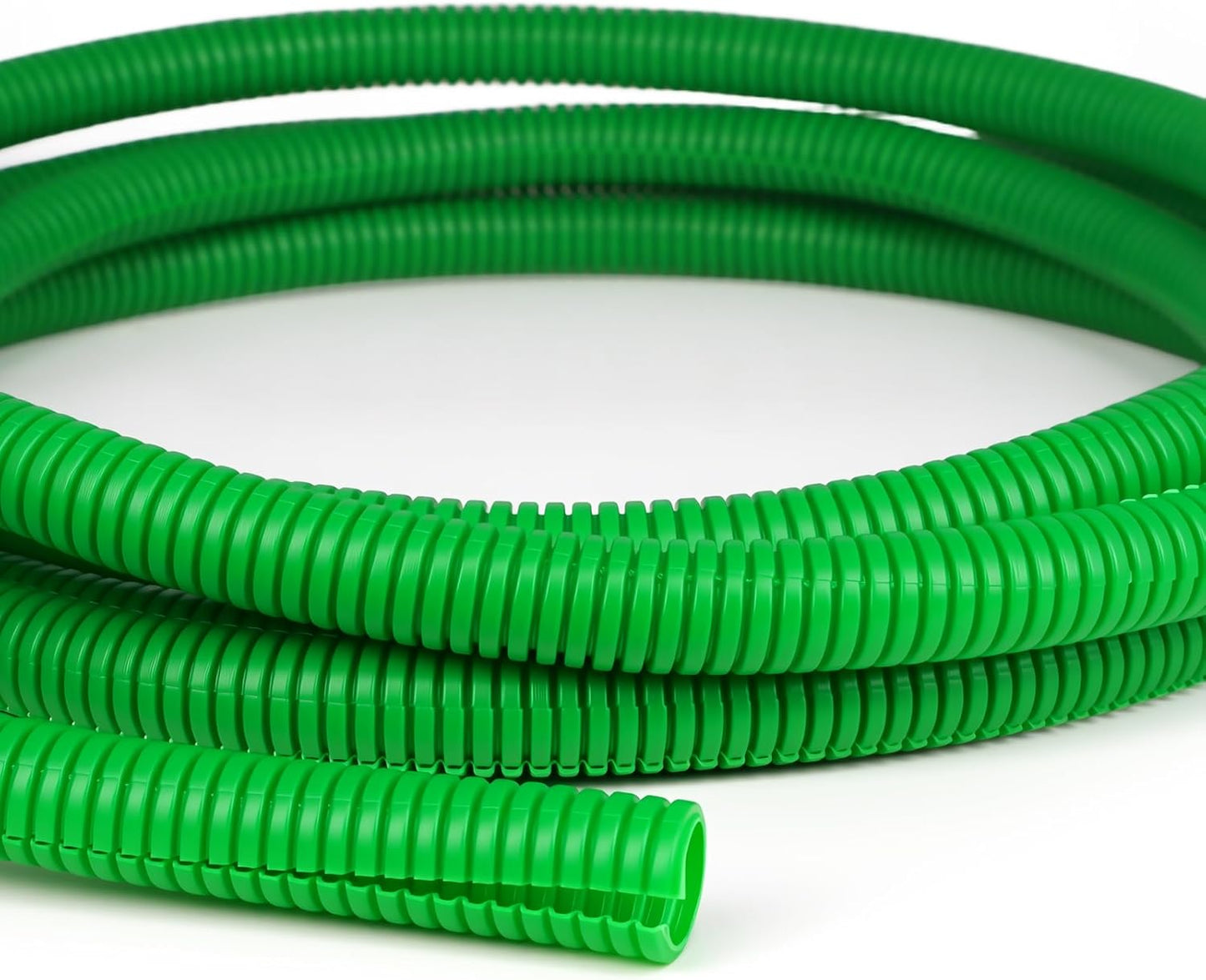 Split Wire Loom Tubing,10,25ft Cord Protectors from Pets No Chew, Flexible Wire Covers Cord Protectors, Protective Split Cable Sleeve for Automotive Home Industrial Wires(Green, 0.98inch-10ft)