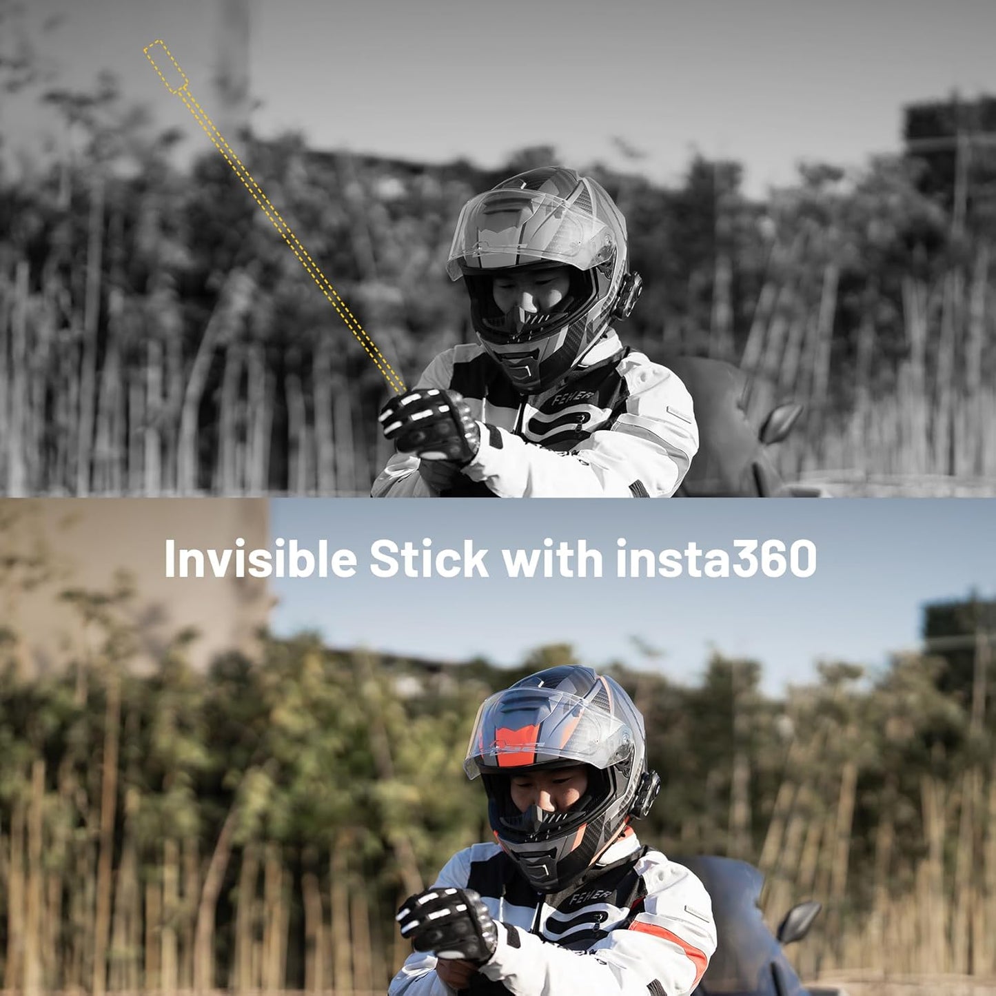 PGYTECH Extendable Selfie Stick (96cm/37.8inch) Aluminum Long Pole Invisible for Insta360 X4/X3, Extension Monopod for GoPro 13/12/11/10 DJI OSMO Pocket 3/2 Action 4/3, AKASO Action Camera Accessories