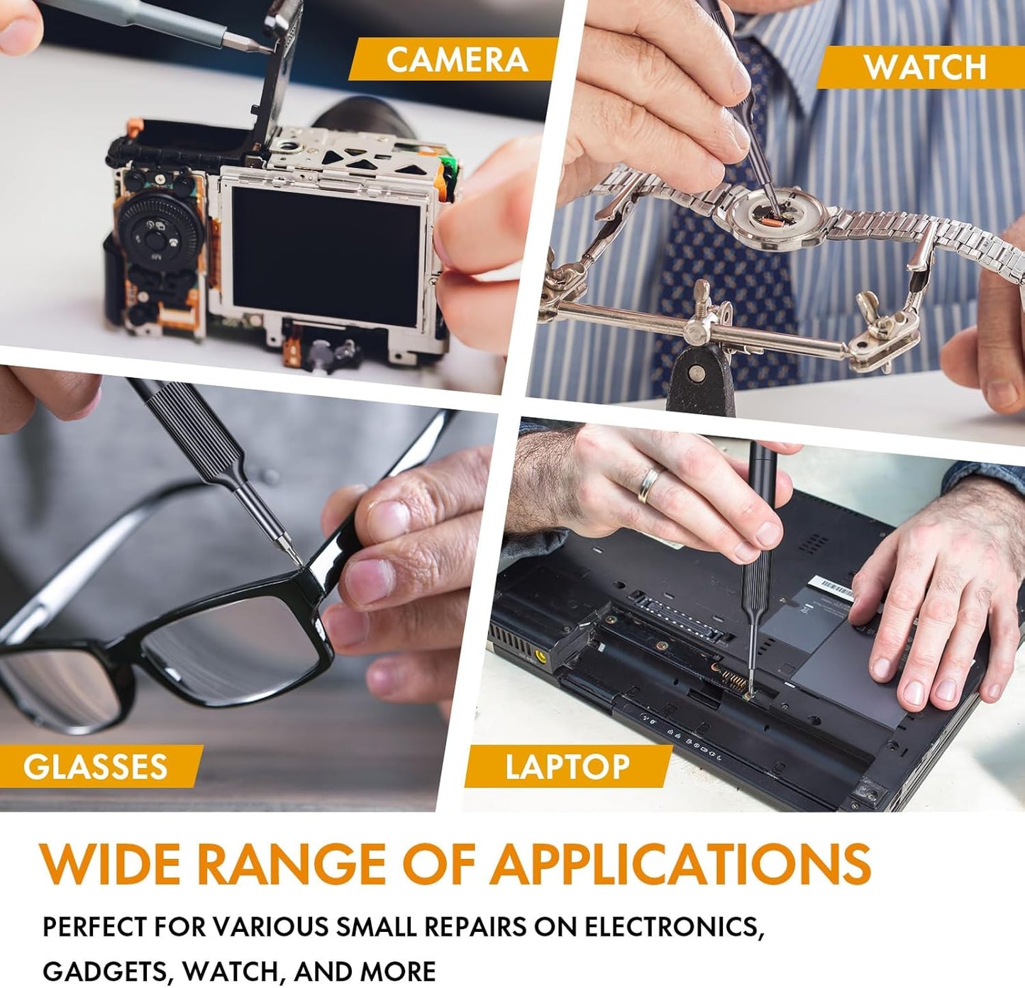 XOOL 27 in 1 Precision Screwdriver Set, Pen Style Mini Screwdriver with Built-in Storage, Magnetic Bit Holder, Ideal for Electronics, Watches, Laptops, and Small Repairs