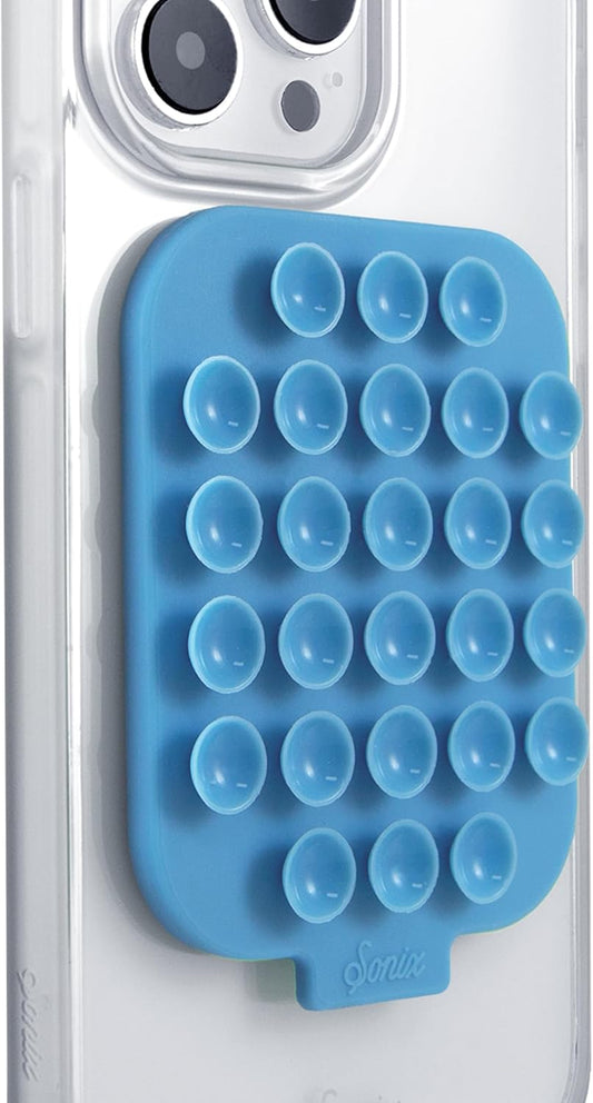 Sonix | Magnetic Silicone Suction Cup Phone Mount for iPhone | Compatible with MagSafe | Light Blue