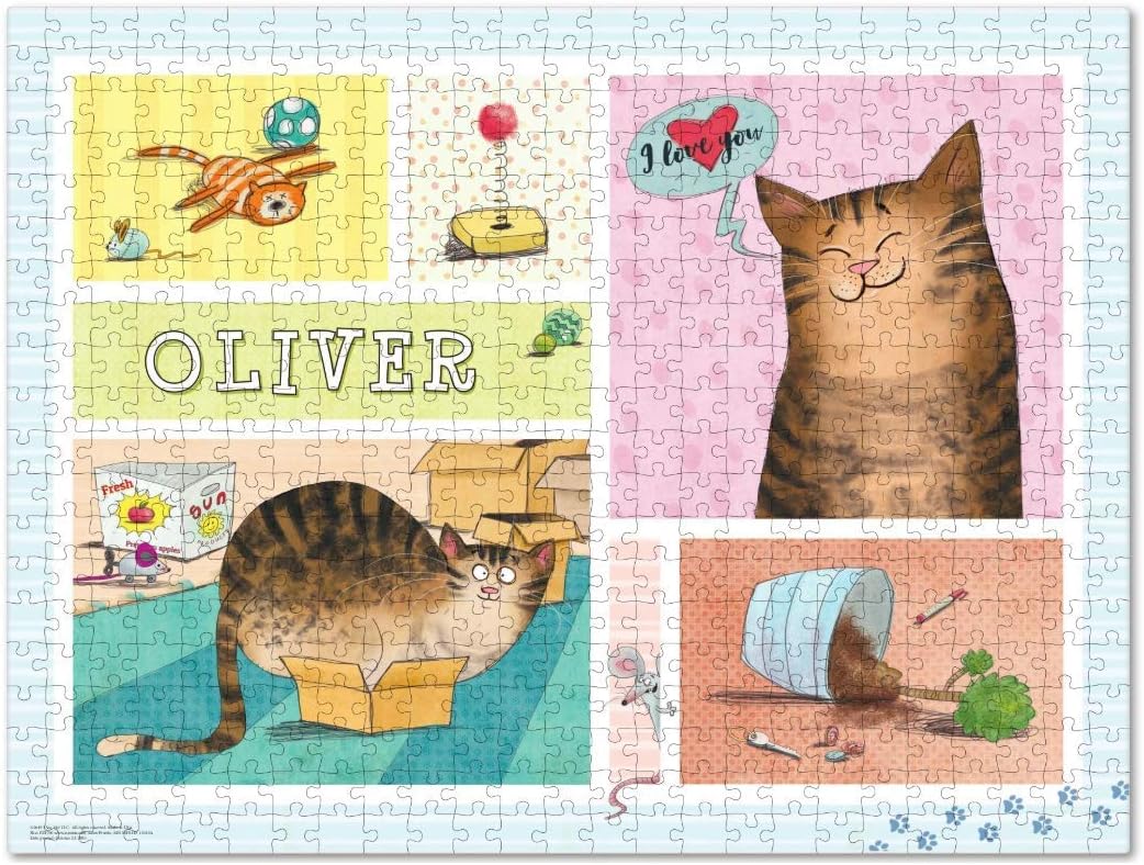 Personalized Cat Puzzle - 500 Pieces - I See Me!