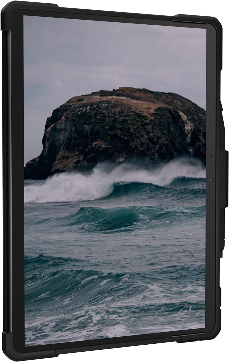 URBAN ARMOR GEAR UAG Designed for Microsoft Surface Pro 11/10/9 Case with Built-in Kickstand & Pen Holder Compatible with Type Cover Keyboard Rugged Heavy Duty Protective Cover, Metropolis Black