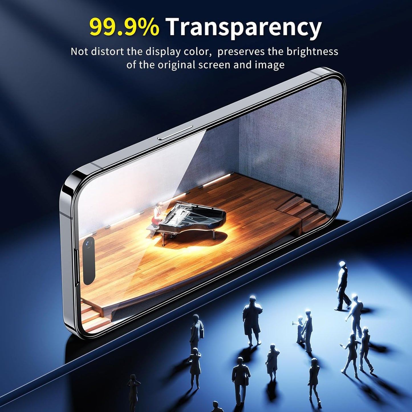 SMARTDEVIL 2 Pack Screen Protector for iPhone 12 / iPhone 12 Pro (6.1 Inch) Tempered Glass, HD Clear Film, Easy Installation, Dust-Free & Bubble-Free