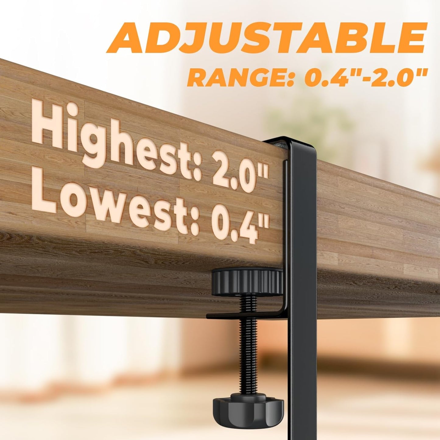 Under Desk Cable Management Tray, 15.7'' No Drill Steel Desk Cable Organizers, Wire Management Tray Cable Management Rack (1 Pack-Black)