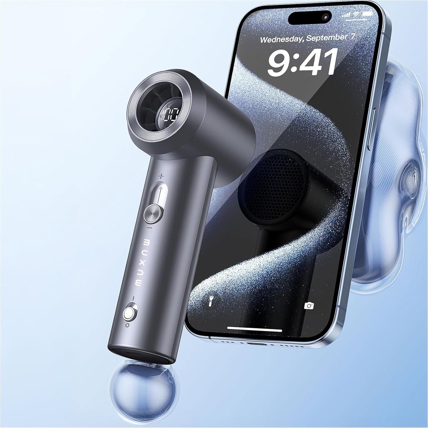 Portable Fan For Travel Mini: Small Pocket Handheld Personal Rechargeable Battery Operated USB High Speed Keeping Cool In Hot Weather Beach Gifts For Women (gray)