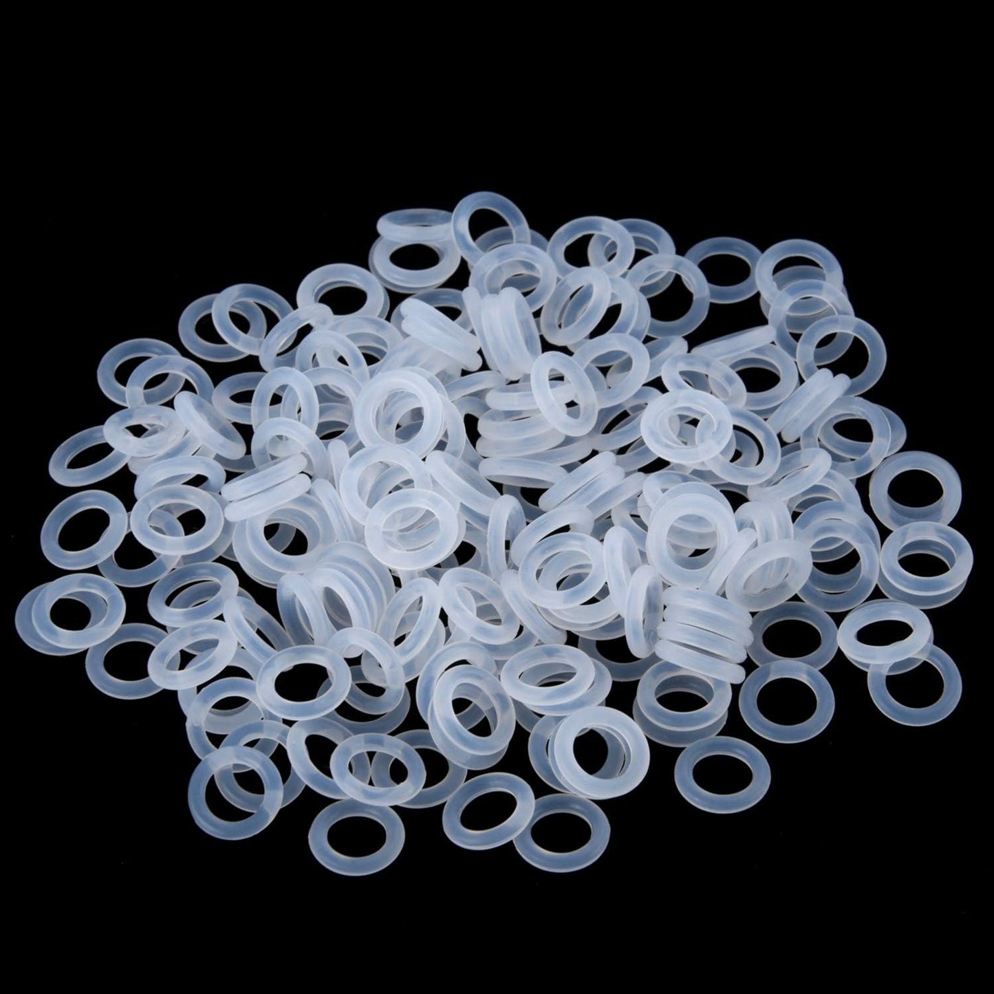 Keyboard Puller Keycap Removal Tool and 200 Pcs Rubber O-Ring Dampeners Plumbing Rubber O-Ring Seal for Switch and Mechanical Keyboard