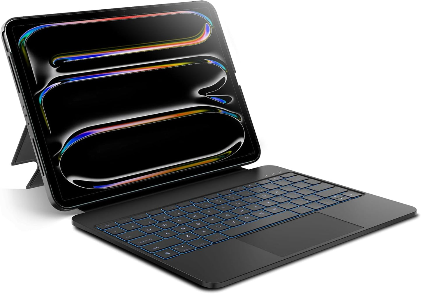 Detachable Keyboard Case for Apple 2025 iPad Air 13-inch (M3-M2) and iPad Pro 12.9-inch (6th-3rd Gen): Wireless Backlit Keyboard with Trackpad, Magnetic Protective Cover