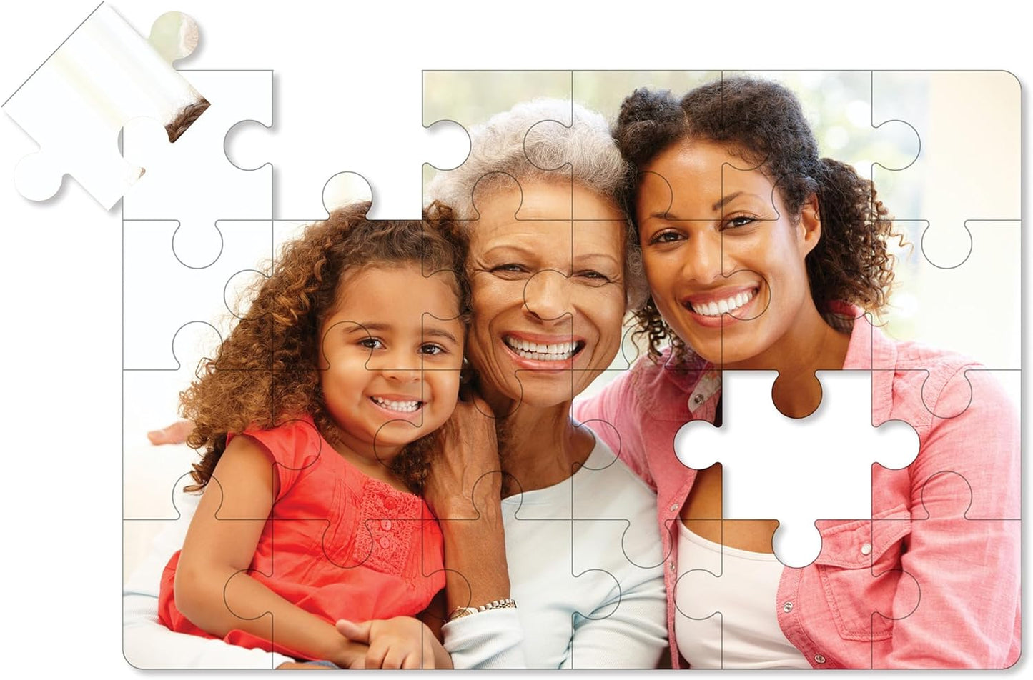 Photo Personalized Puzzle for Mother's Day - 24 Piece - I See Me! (Horizontal/Landscape)