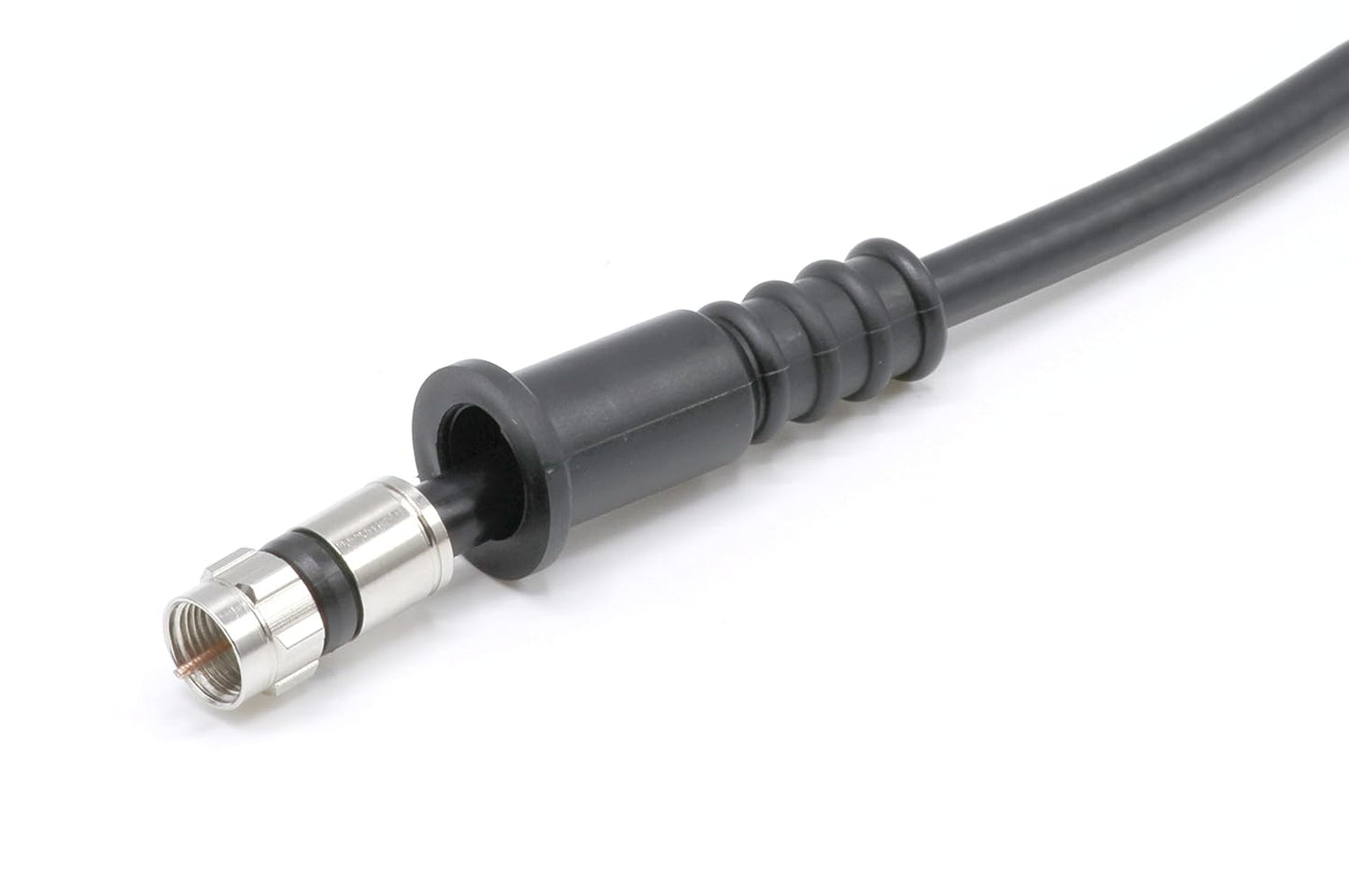 THE CIMPLE CO Coaxial Cable Weather Boot - RG6 Connectors RG59 Ends Coaxial Boots - Weatherproof (Black) - Pack of 100