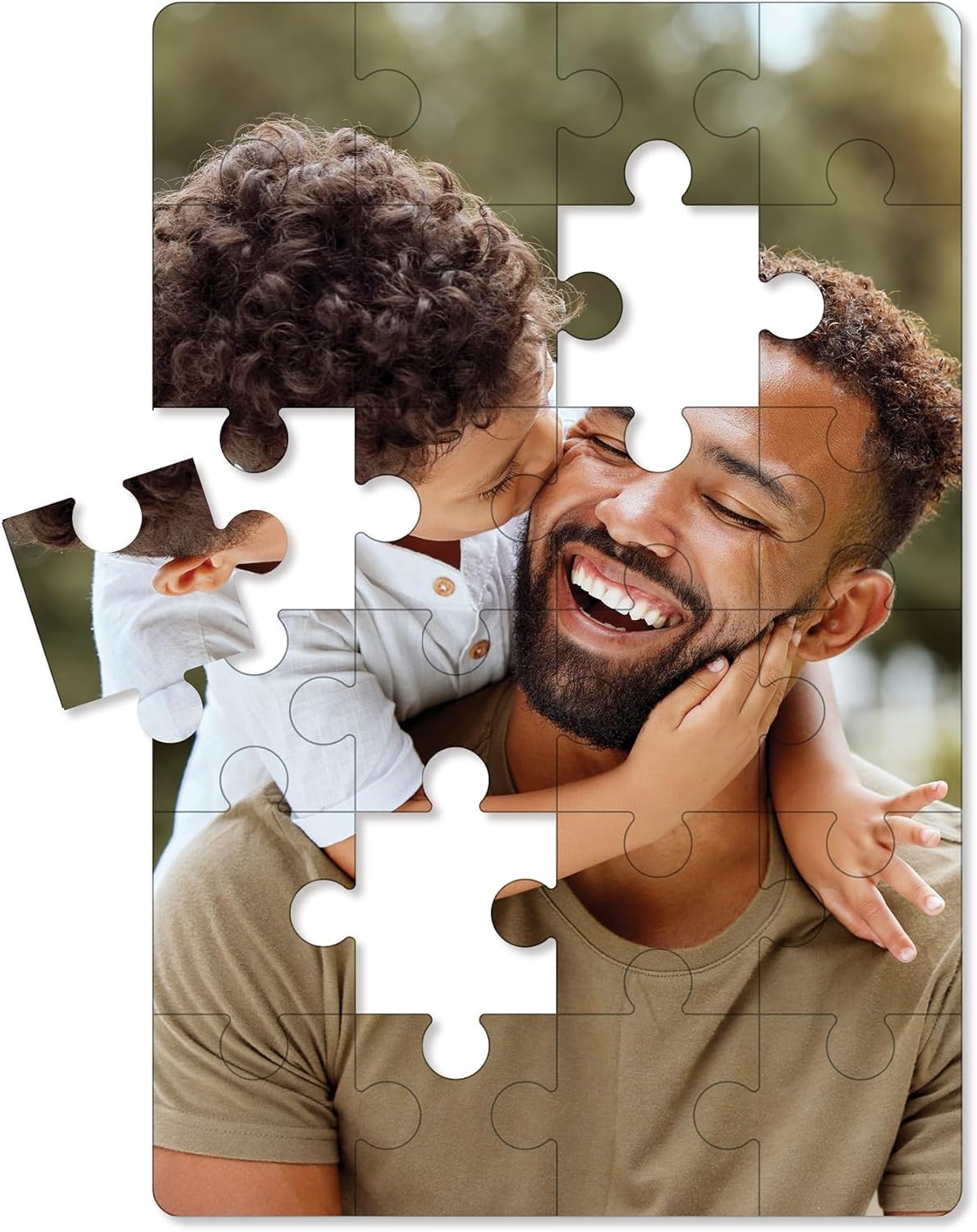 I See Me! Photo Personalized Puzzle for Father's Day - 24 Piece (Vertical/Portrait)