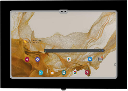 TABcare Locking Anti-Theft Metal Case for Samsung Galaxy TAB A9+ 11" Tablet for Kiosk, POS, Store, Show Display, Time Clock (TAB A9+ 11, Black)