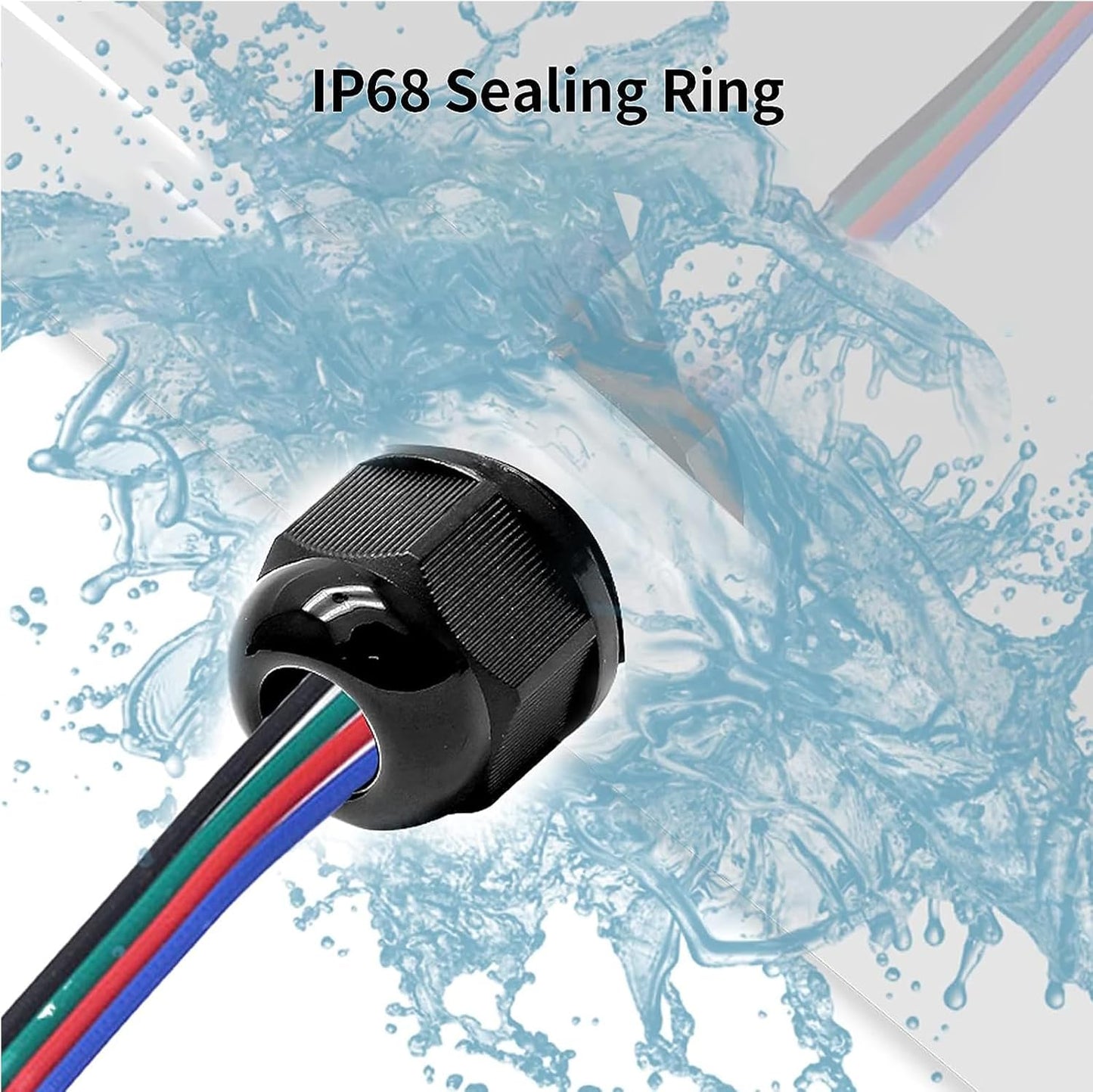 10 Pcs 1/4" NPT Nylon Cable Glands, IP68 Waterproof Adjustable Cord Grip Cable Connector Strain Relief Wire Protectors for 4-6mm Cable Diameter, Black