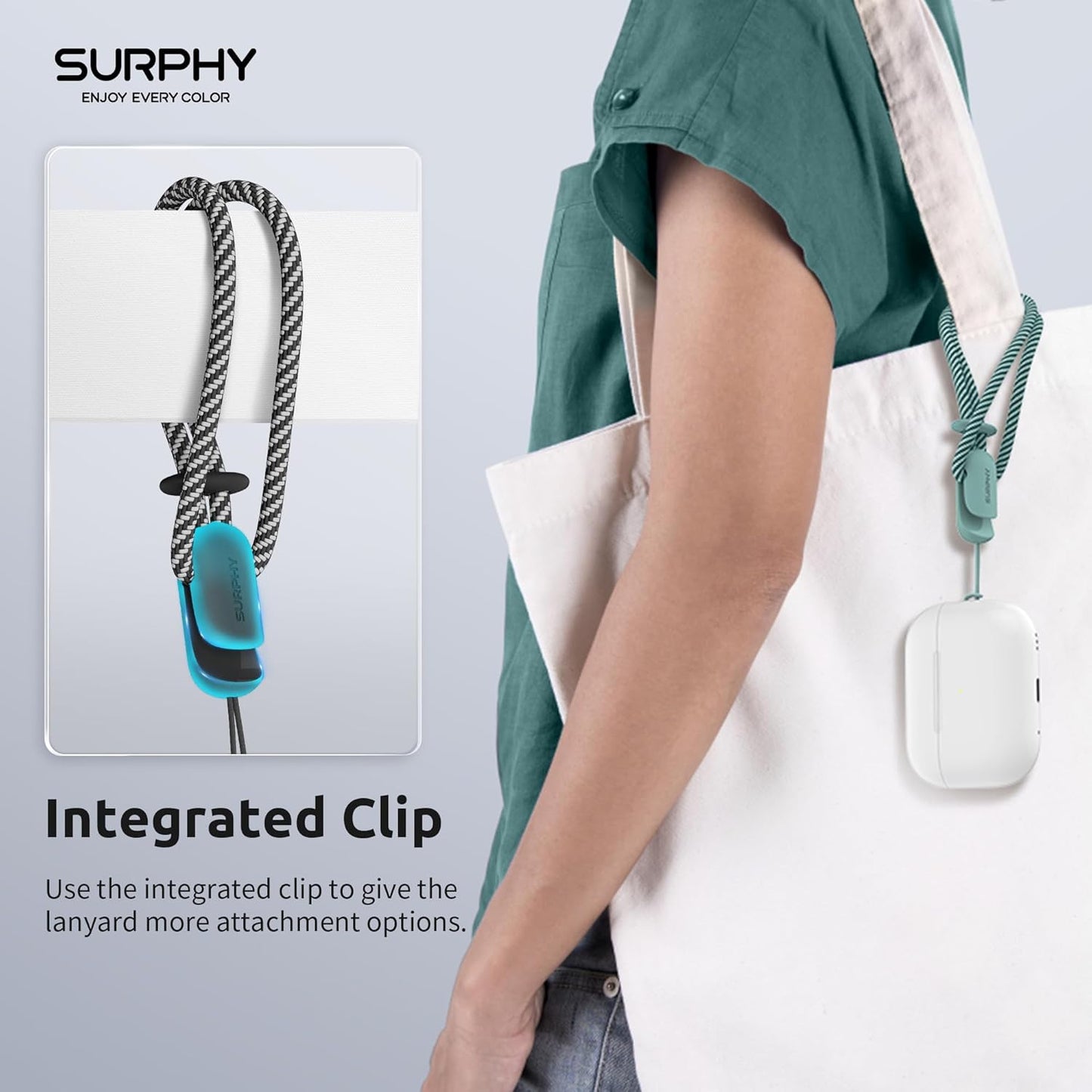SURPHY 3 Pack Phone Wrist Strap with CellPhone Tether Tab, Cellphone Lanyard, Phone Strap with 2-Color Braided, Wrist Lanyard