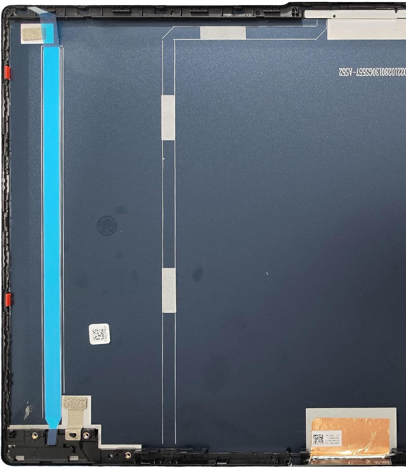 Replacement Laptop LCD Cover Back Rear Top Lid Hinges Front Bezel for Lenovo ideapad 5 15IIL05 15ARE05 15ITL05 5-15IIL05 5-15ARE05 5-15ITL05 5-15ALC05 5CB0X56073 5CB0Z31048 (Dark Blue)