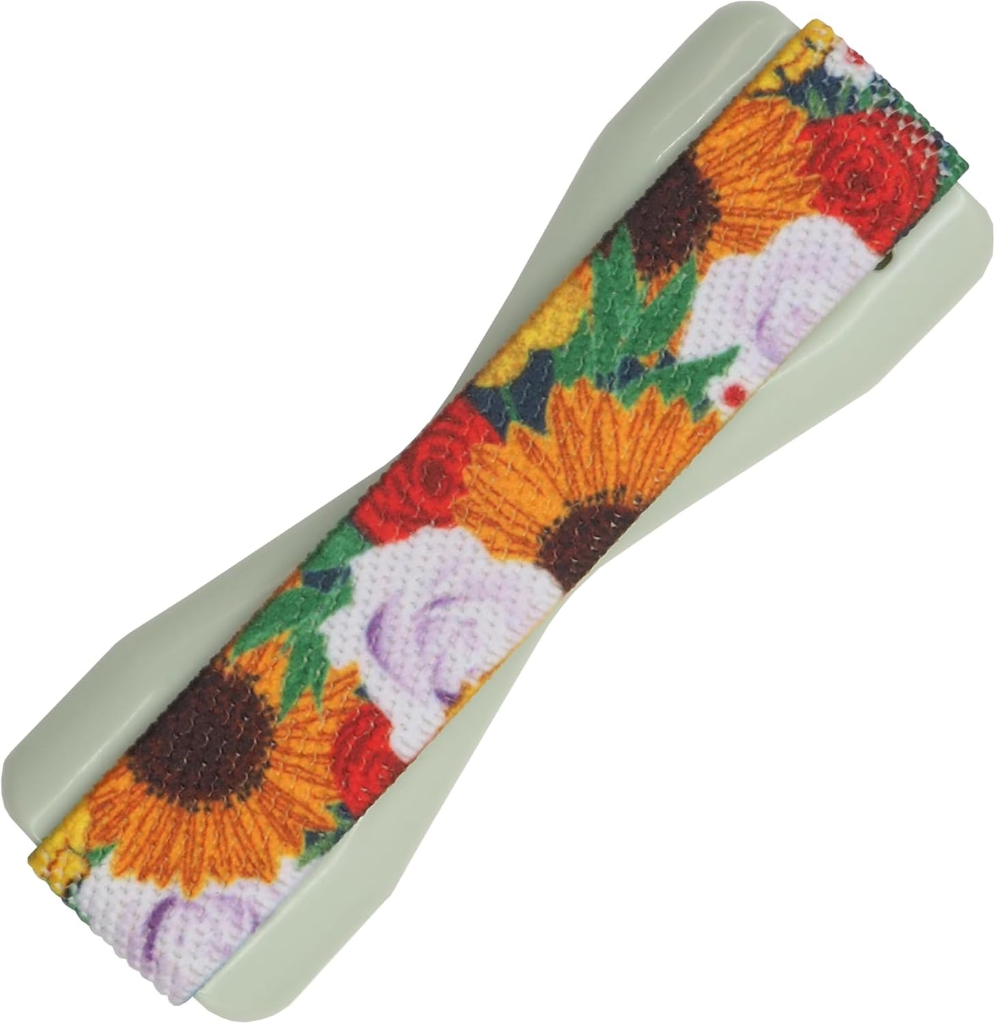 LOVEHANDLE Universal Phone Grip for Smartphones & Mini Tablets - Phone Holder for Hand - Wireless Charging Compatible - Made in The USA - Honeyed Blooms