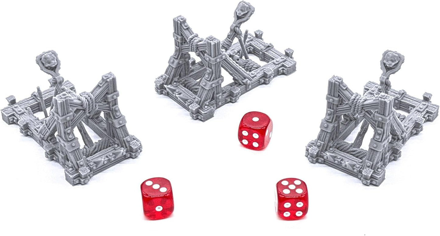 EnderToys Catapults by Printable Scenery, 3D Printed Tabletop RPG Scenery and Wargame Terrain 28mm Miniatures