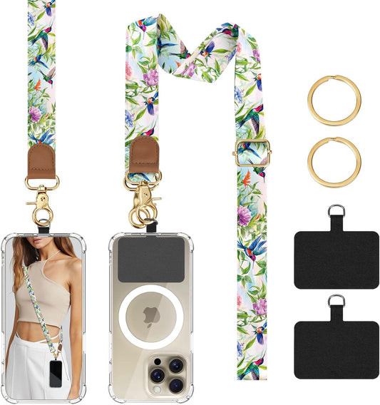 TiMOVO Phone Lanyard Crossbody Wrist Strap, Adjustable Anti-Theft Strap for Smartphone Case