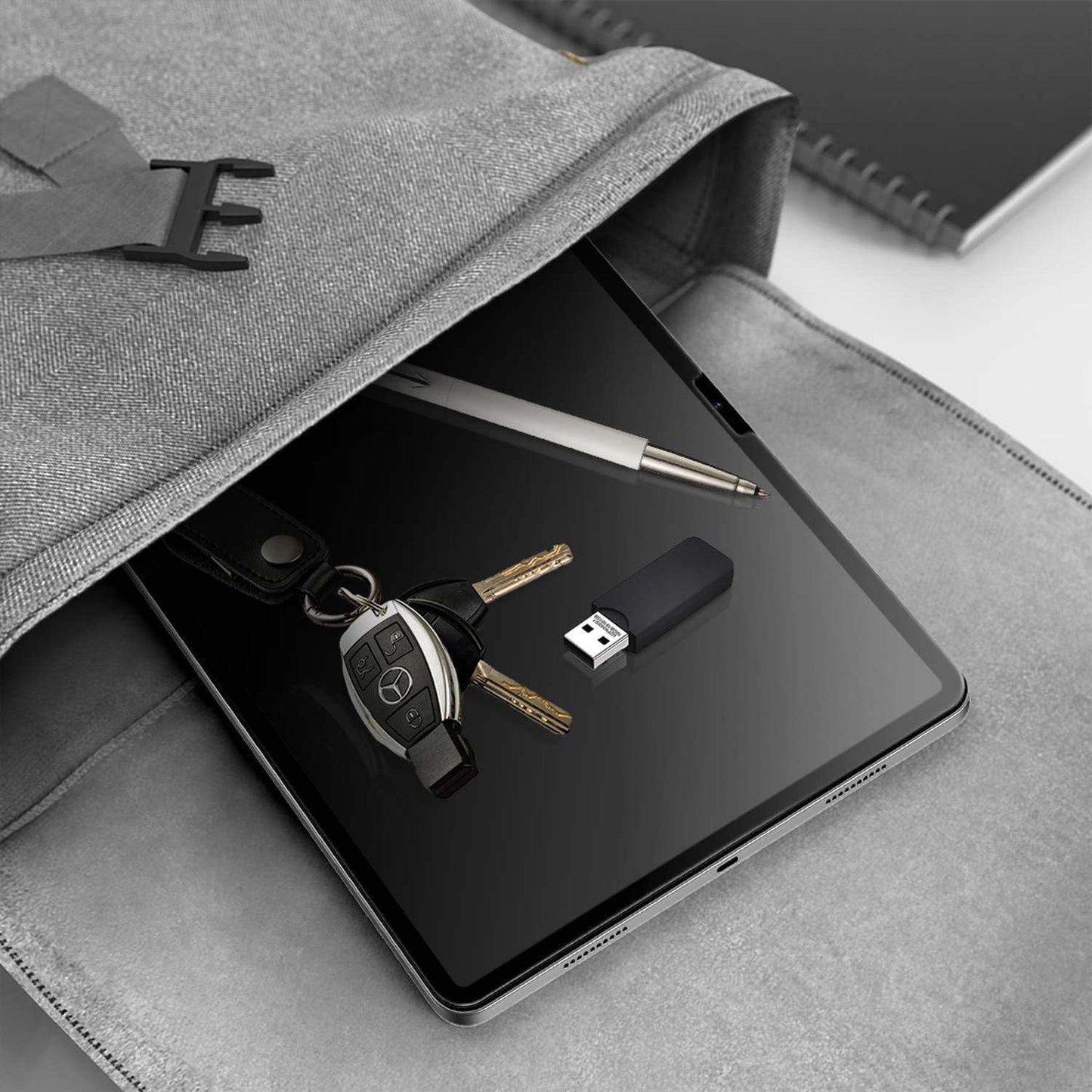 FLOLAB ONETIME NanoArmour Anti-Glare Screen Protector for iPad Air 13 Inch 2024 Anti-Fingerprint Tempered Glass, TruColor, Matte, Easy Install, Bubble Free, Dust Free, Smooth as Butter, Durable