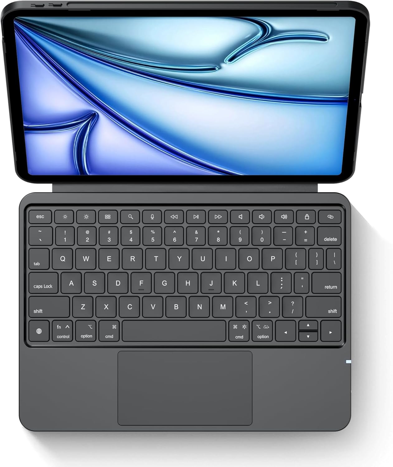 Detachable Keyboard Case for Apple iPad Air 11-inch (M3-M2) 2025 & iPad Air 5/4th Gen & iPad Pro 11 inch (4th-1st): Wireless Backlit Keyboard with Trackpad, Magnetic Protective Cover