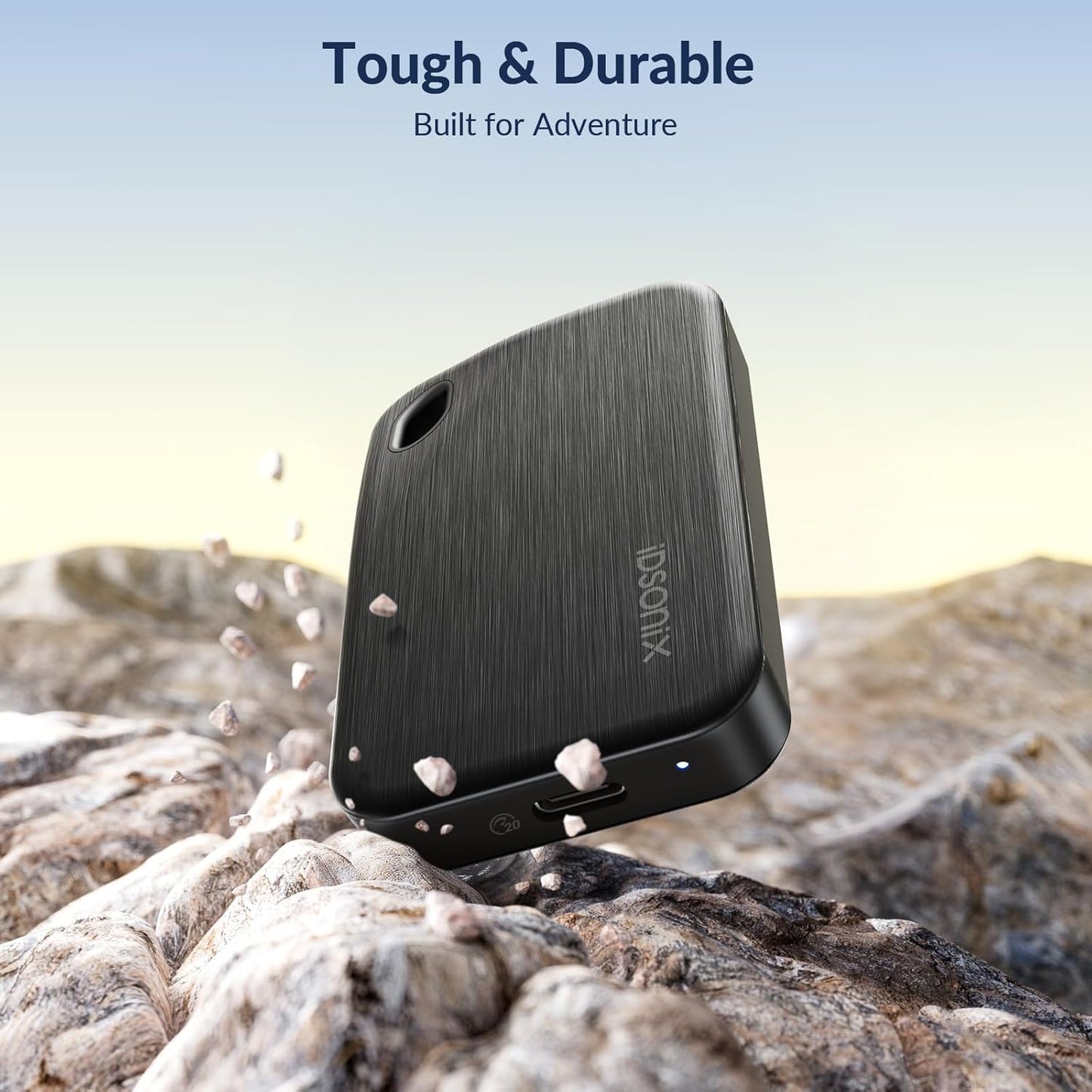 iDsonix 512GB External SSD, Portable Hard Drive USB 3.2 GEN 2x2 up to 2000MB/s, Portable SSD USB C External Solid State Drive for Xbox, PS5, PC, Laptop, Mac, Desktop, Tablet and Camera, i20