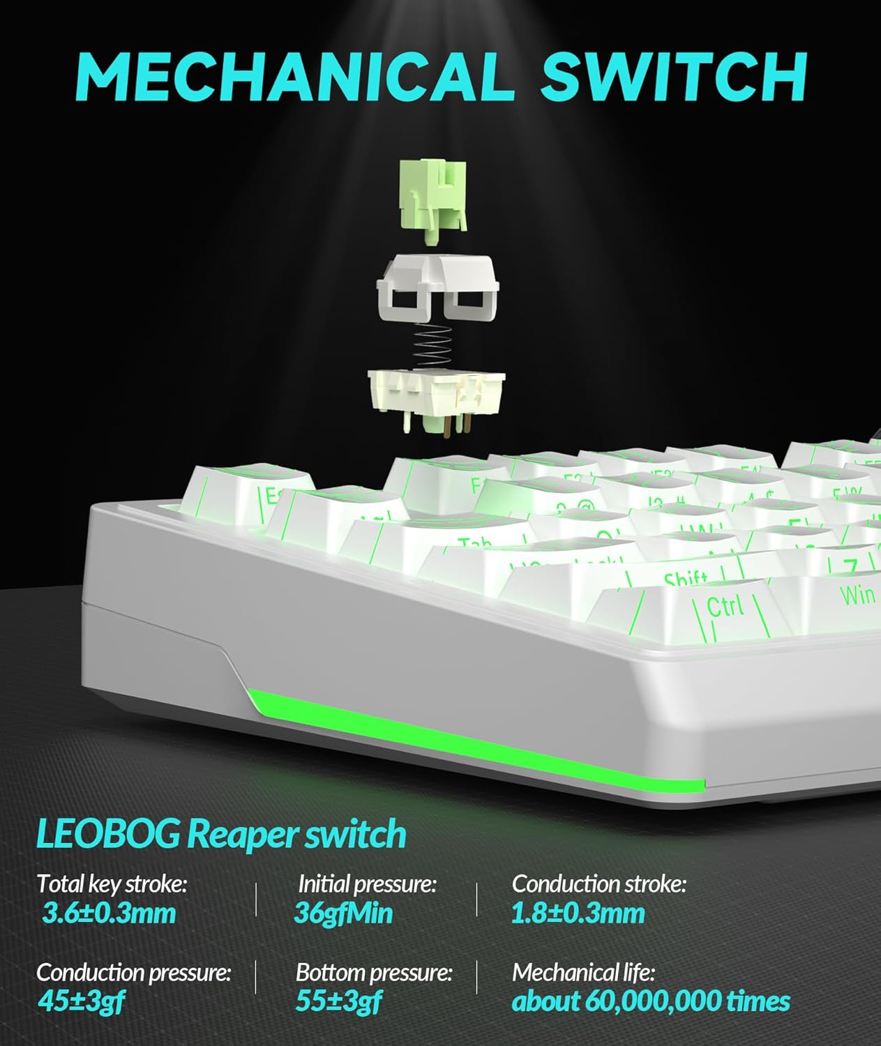 KI99 Pro 96% Wireless Mechanical Keyboard, RGB Gaming Keyboard, Hot-Swappable Pre-Lubed Switches, Gasket Structure Creamy Keyboards for Gamer/PC/Laptop (White)