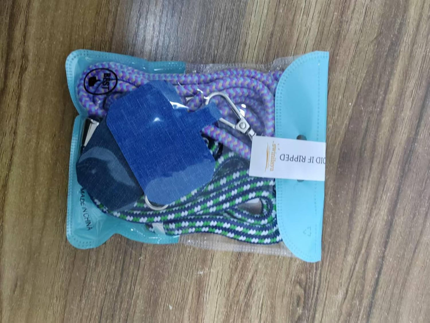 Cell Phone Lanyard Crossbody for Women - Adjustable Universal Phone Strap with Patch, Anti Theft Wrist Strap