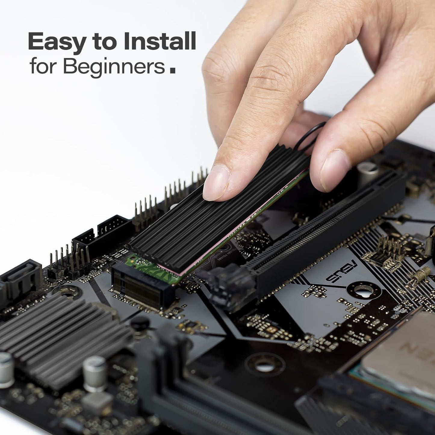 Aairhut 20 Pieces 120 x 20 x 1 mm Thermal Pads, 15 W/m.K Conductive Silicone Pad for M.2 SSD GPU Heatsink LED PS4 PS5 & More - Pink