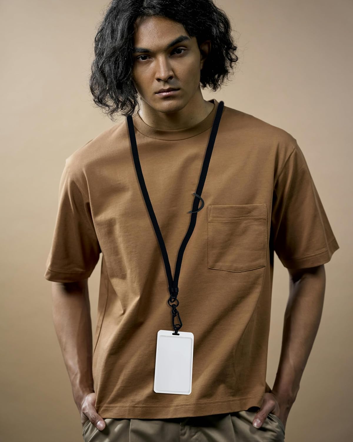 Adjustable Cell Phone Lanyard Crossbody Smartphone Strap Soft Rope Phone Lanyard for Around the Neck Holder (Black)